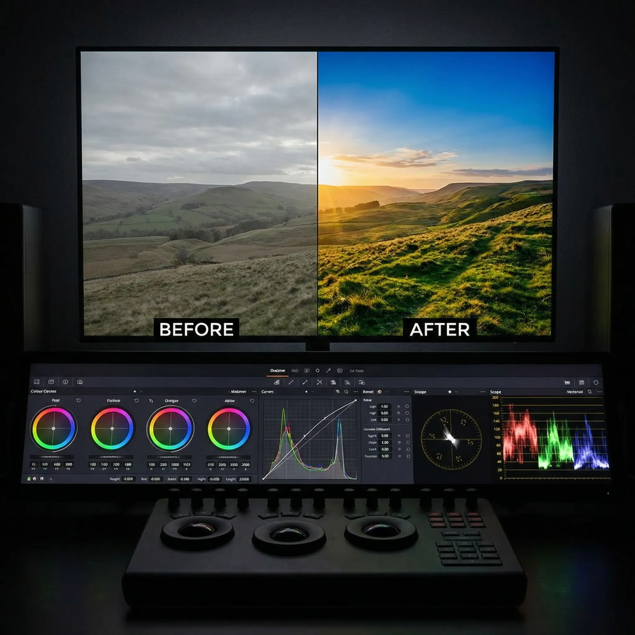 寸止挑战 调色教程 - Color Grading技巧